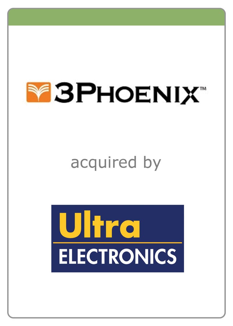 3Phoenix acquired by Ultra Electronics - The McLean Group