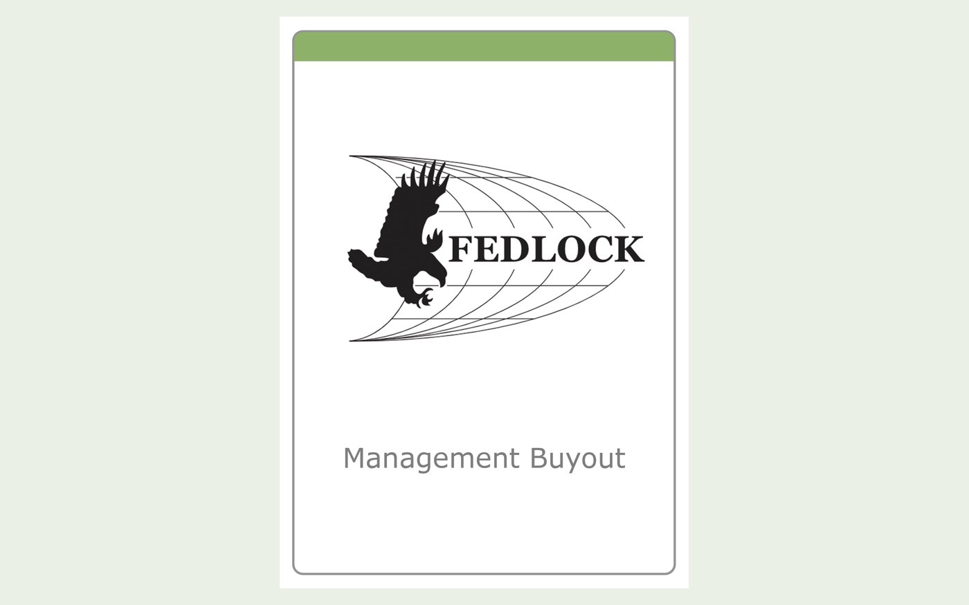 Federal Lock & Safe management buyout