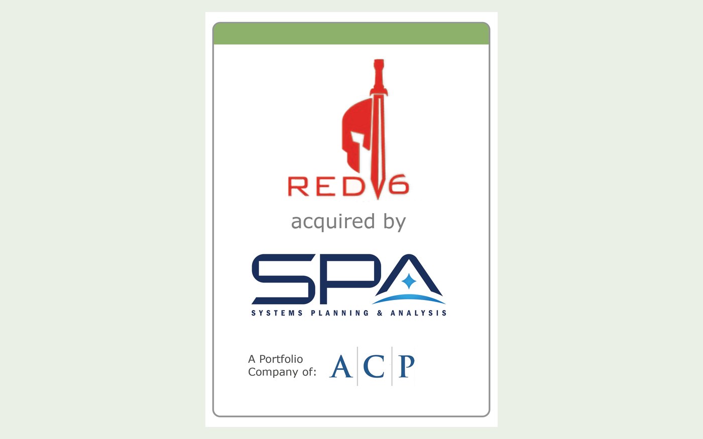 Red6 acquired by SPA, an Arlington Capital Partners company