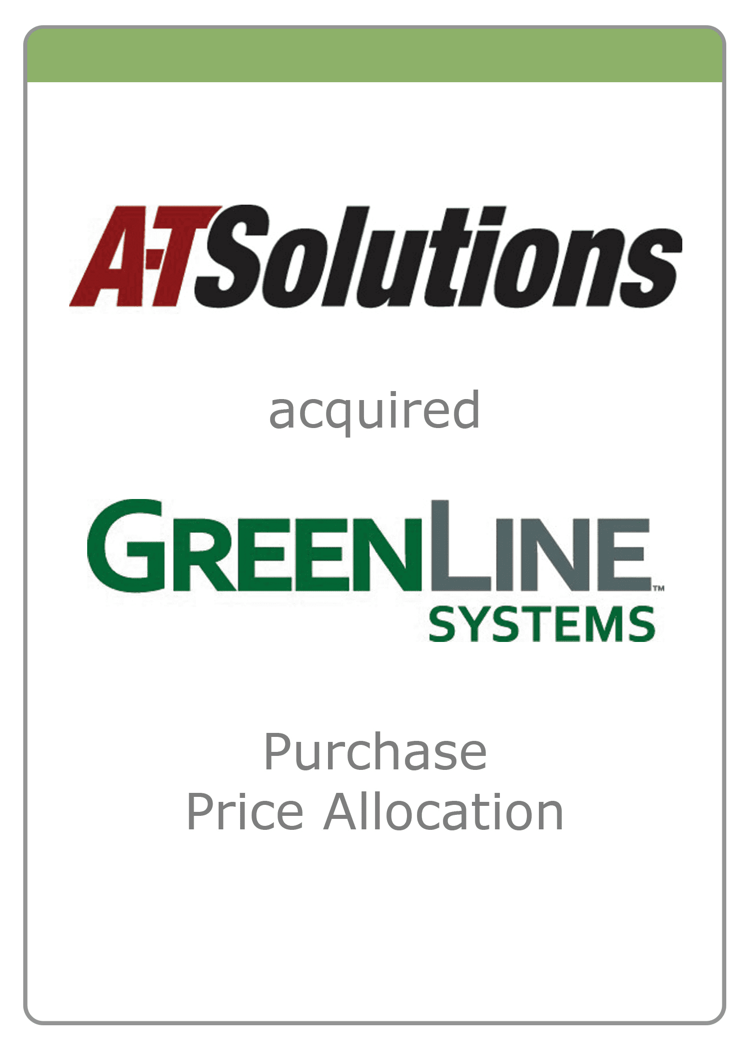 A-T Solutions acquired GreenLine Systems — Purchase Price Allocation