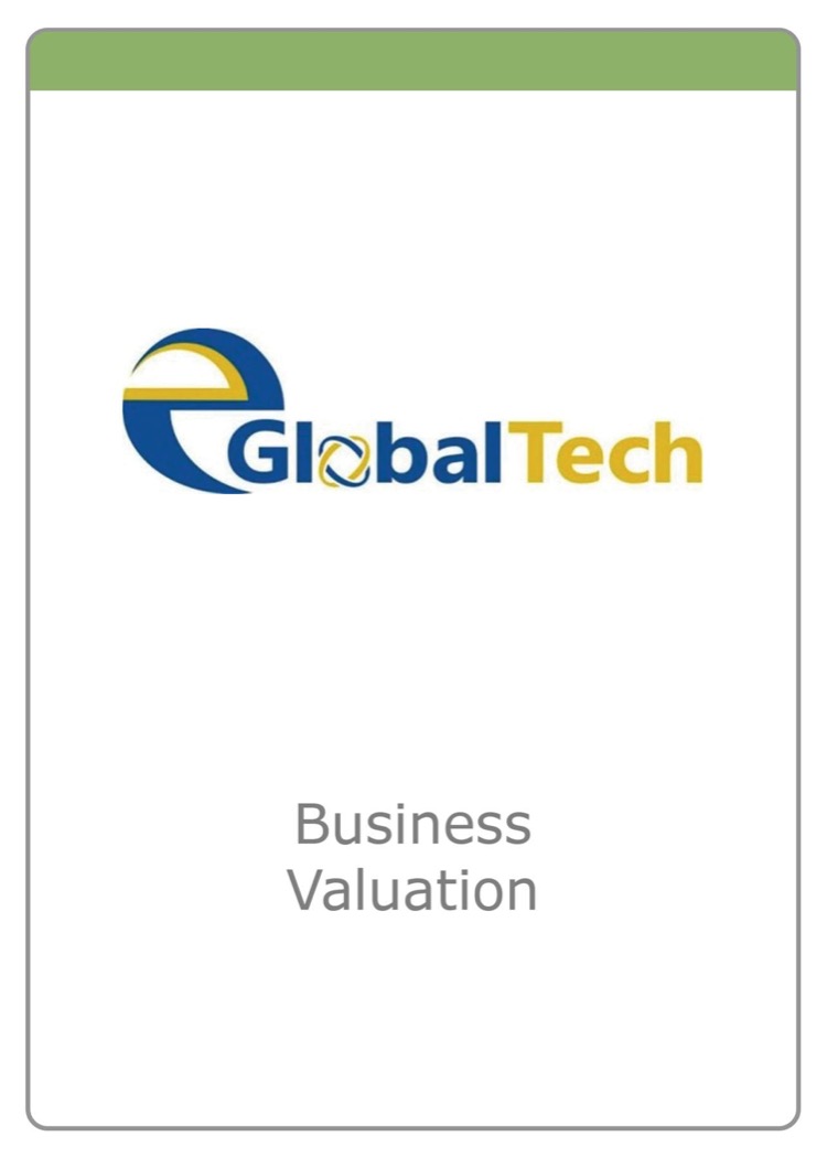 eGlobalTech business valuation