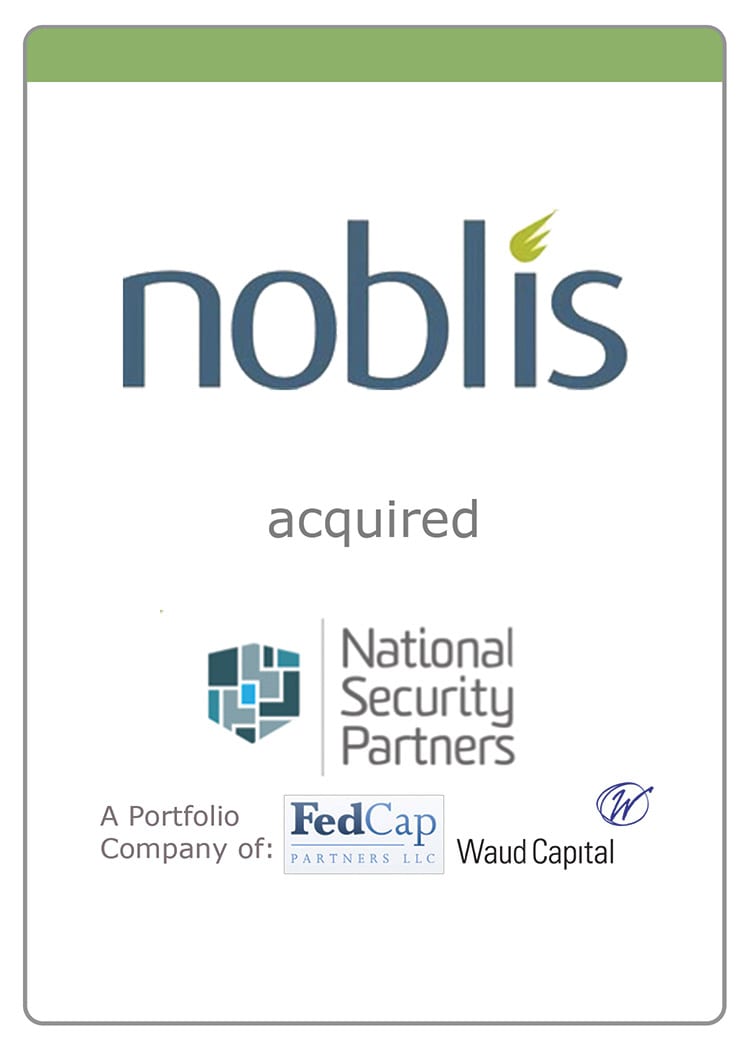 Noblis acquired National Security Partners