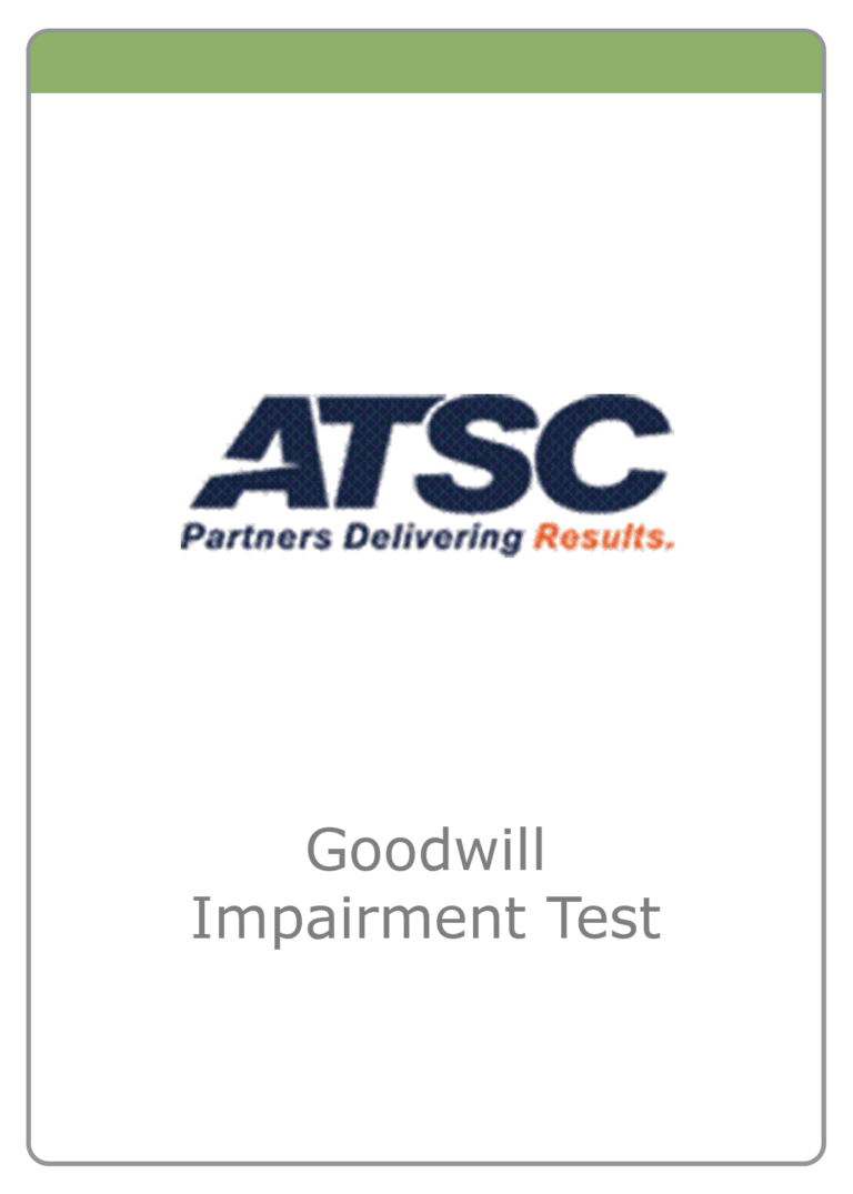 ATSC – Goodwill Impairment Test