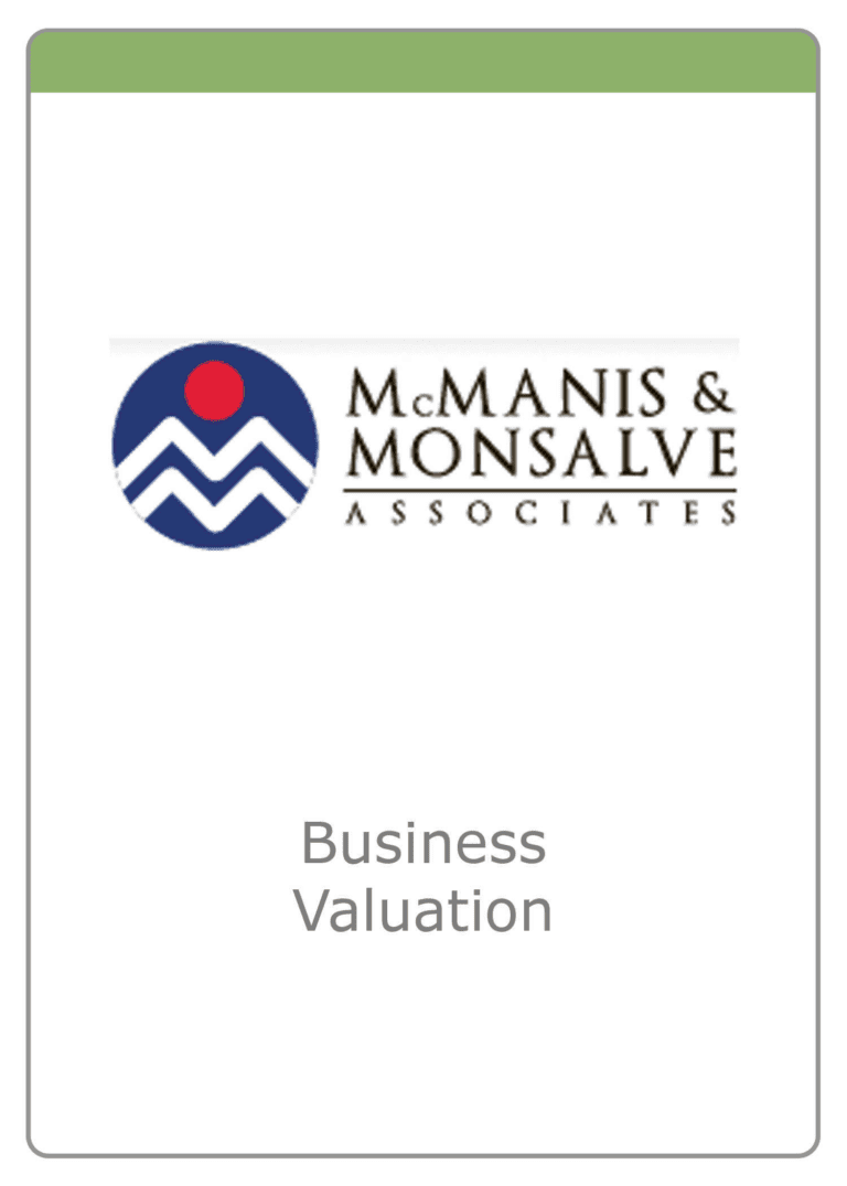 McManis & Monsalve Associates – ESOP Valuations
