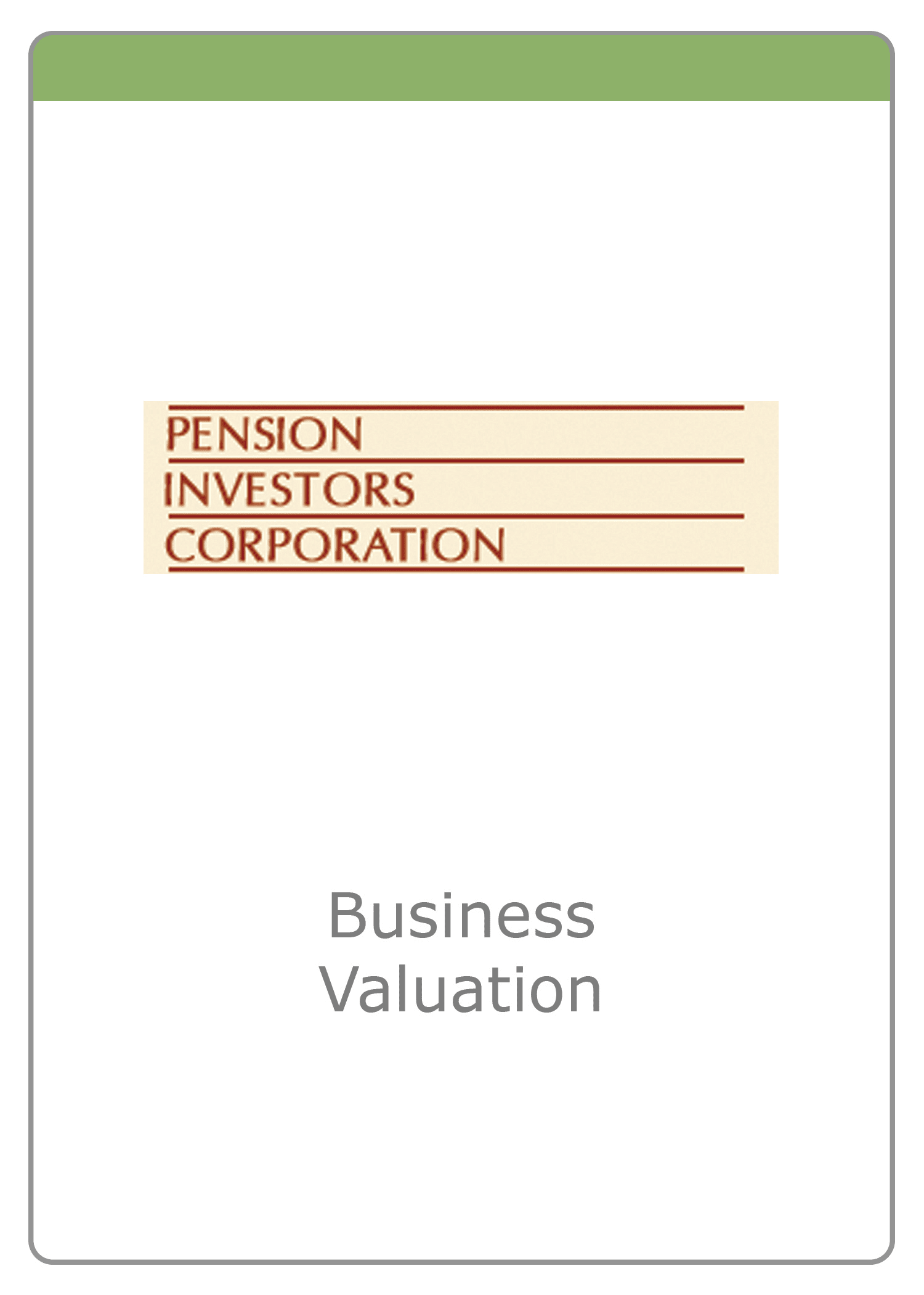 Pension Investors ESOP - The McLean Group