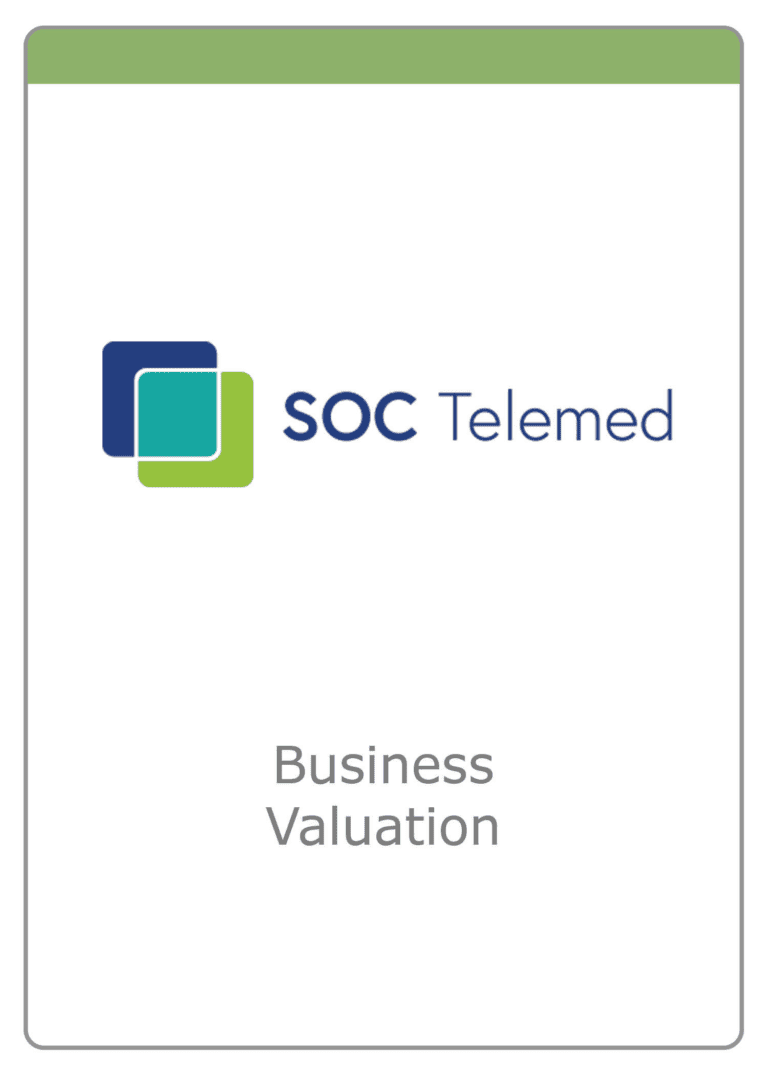 SOC Telemed – Business Valuation