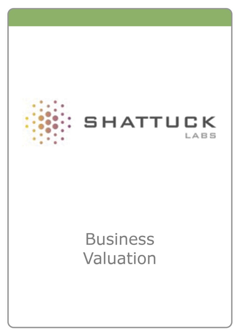 Shattuck Labs Business Valuation