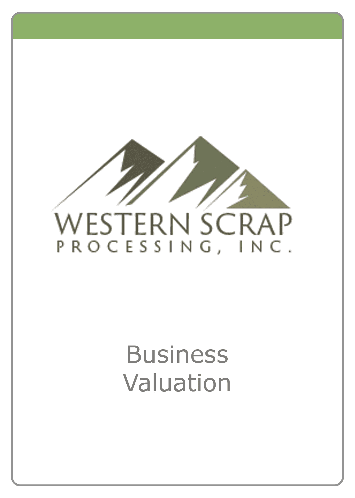 Western Scrap ESOP - The McLean Group
