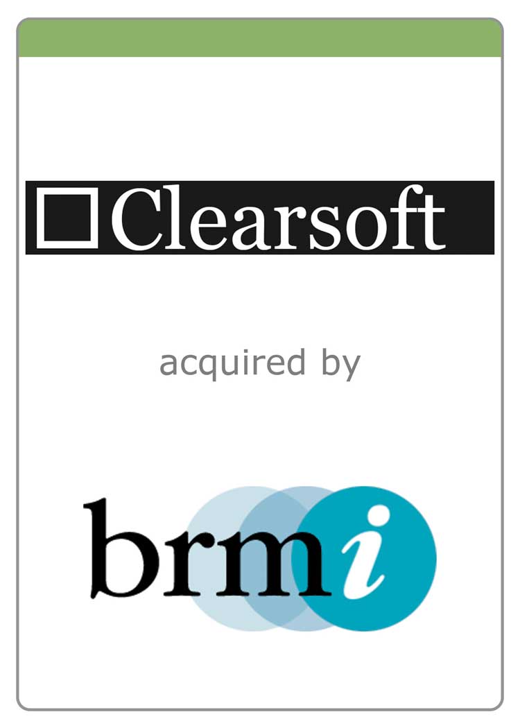 Clearsoft acquired by brmi - The McLean Group
