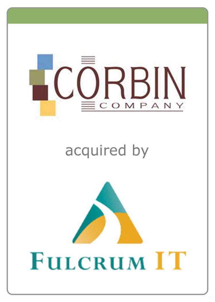 Corbin Company acquired by Fulcrum IT - The McLean Group