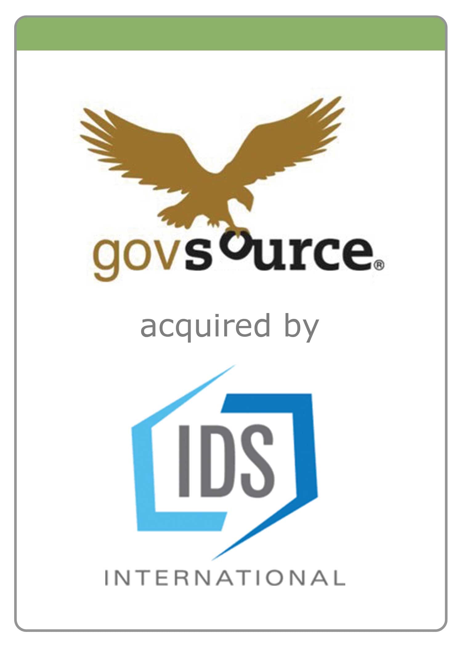 GovSource IDS Acquisition
