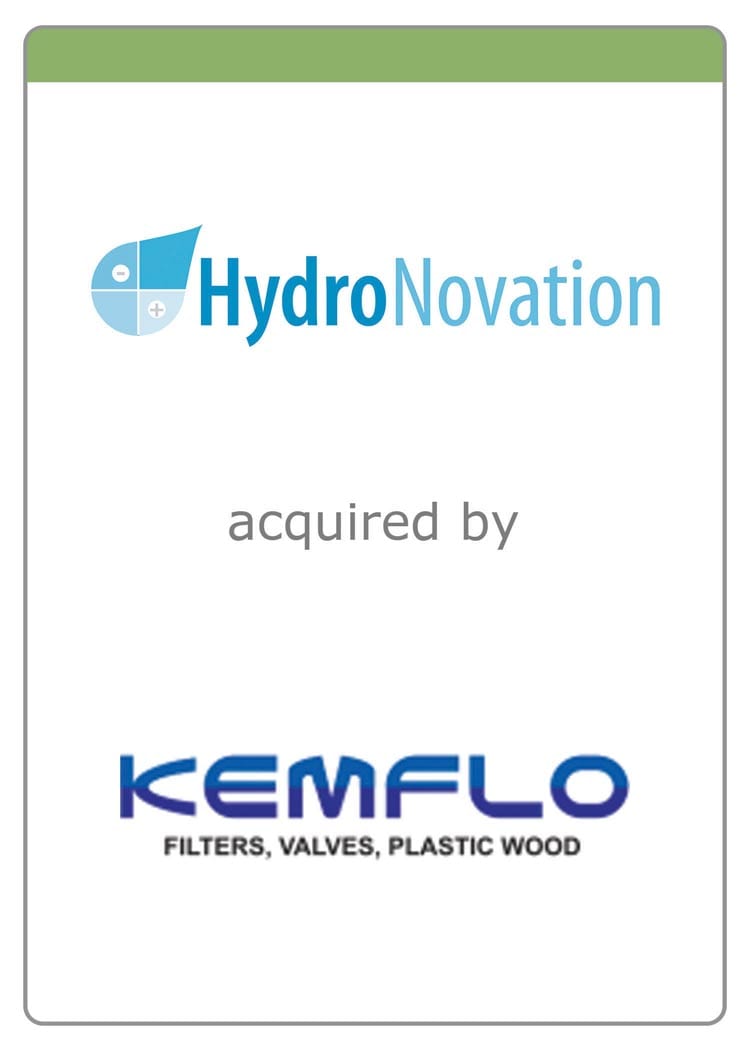 HydroNovation acquired by Kemflo - The McLean Group
