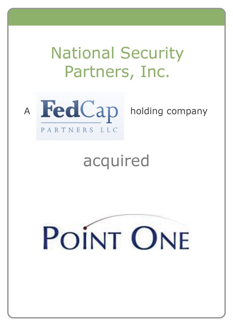 National Security Partners, Inc a FedCap company acquired by Point One - The McLean Group
