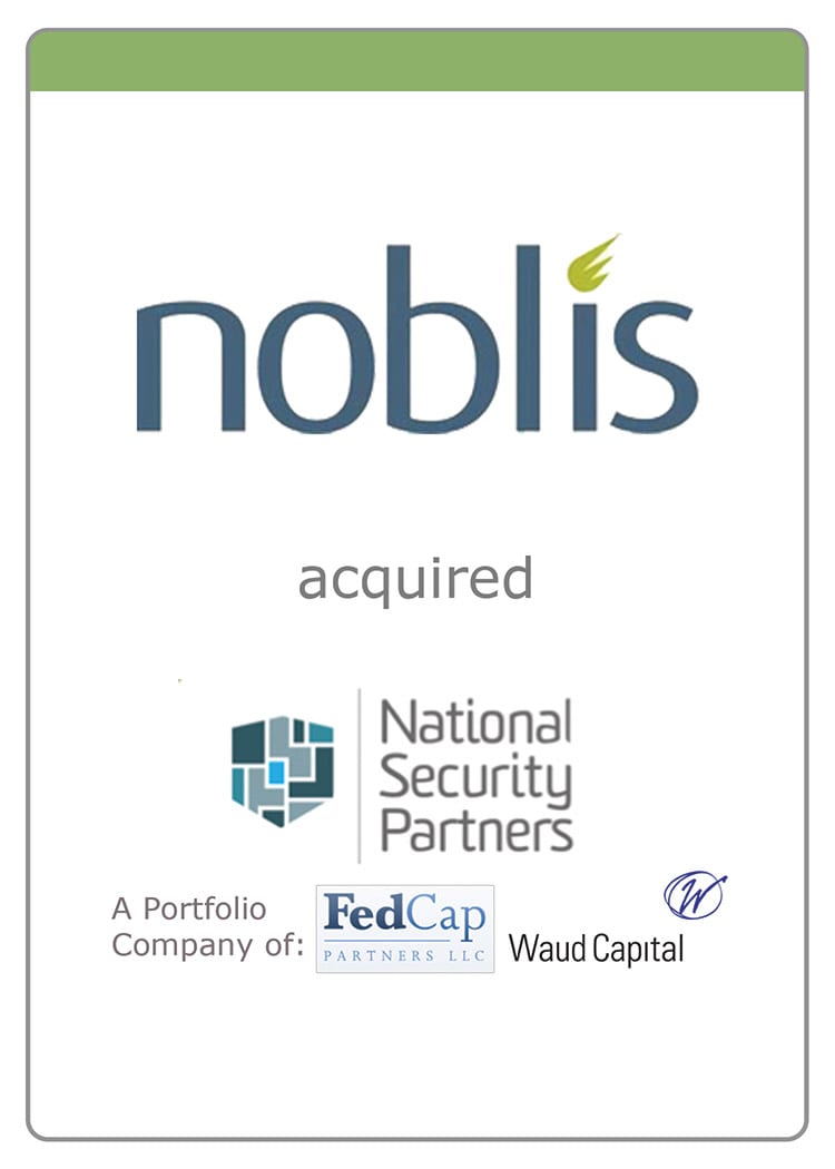 Noblis acquires National Security Partners - The McLean Provides Sell-Side M&A Services