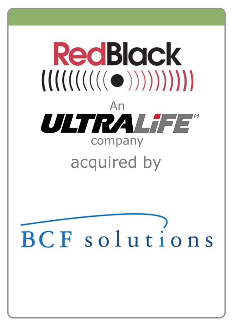 RedBlack and UltraLife Company acquired by BCF Solutions - MBO - The McLean Group