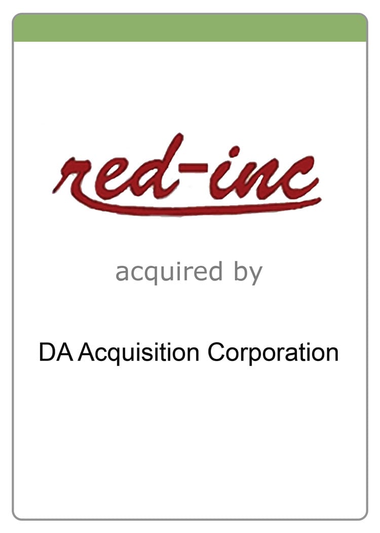 Red-Inc acquired by DA Acquisition Corporation - The McLean Group