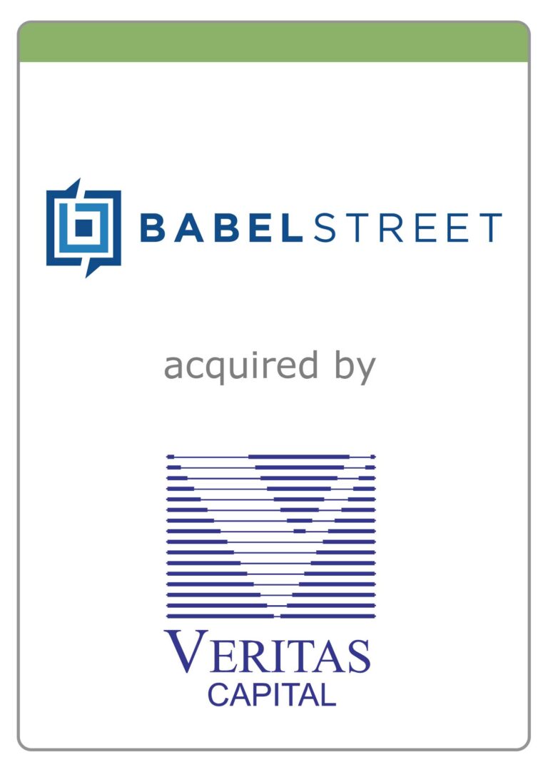 Babel Street acquired by Veritas Capital
