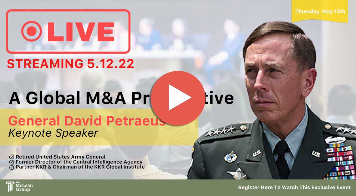 General David Petraeus, M&A Speakers Series