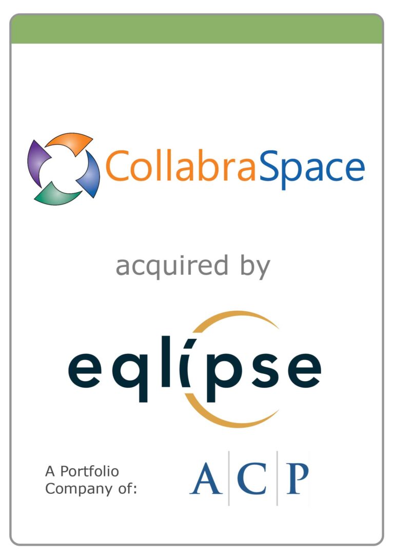 Eqlipse Technologies a Portfolio Company of Arlington Capital Partners acquires CollabraSpace