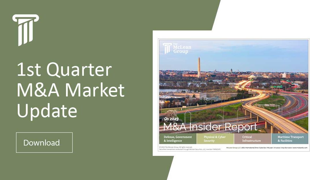 1st Quarter 2023 M&A Market Update