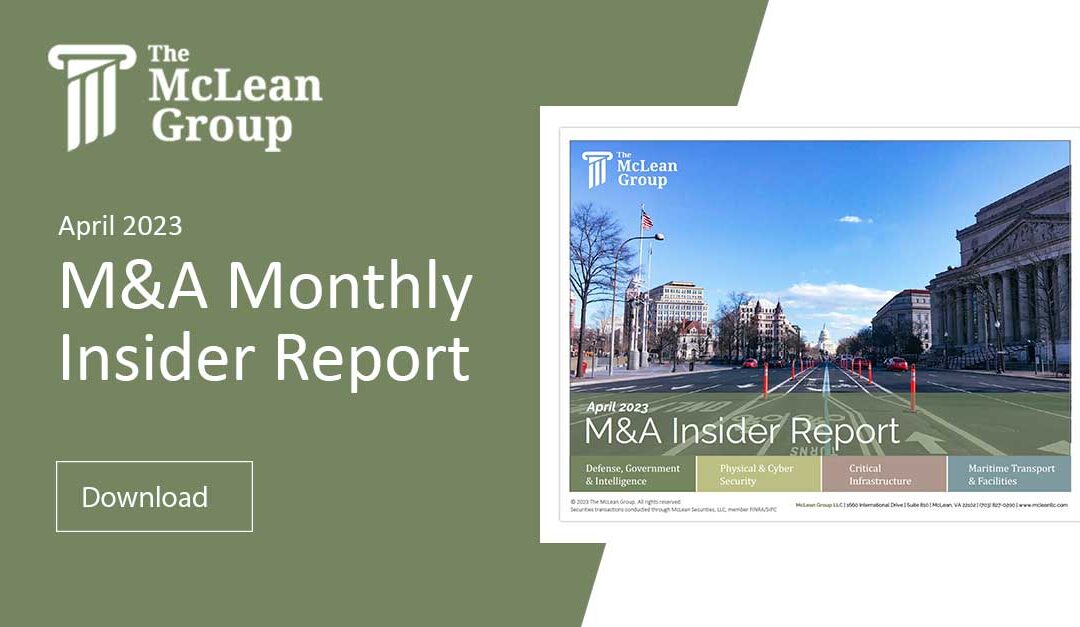Monthly Middle Market M&A Insider Report (April 2023)