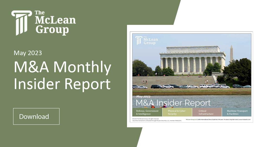 Monthly Middle Market M&A Insider Report (May 2023)
