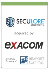 The McLean Group advised SECULORE SOLUTIONS on its recent acquisition by Exacom a portfolio company of Seaport Capital