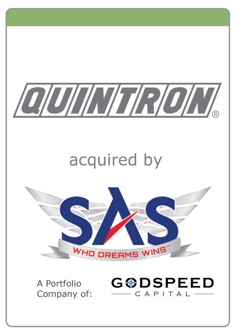 McLean Advised Quintron Systems on its Sale to SAS a Godspeed Captial Company