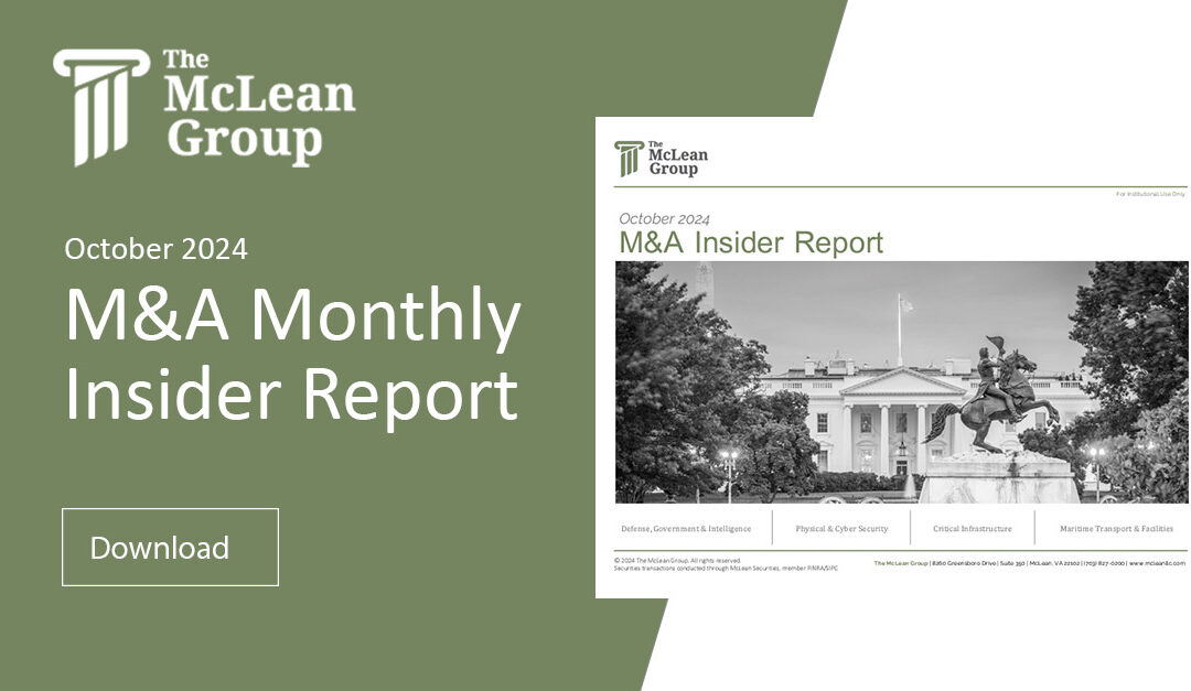 Monthly Middle Market M&A Insider Report (October 2024)