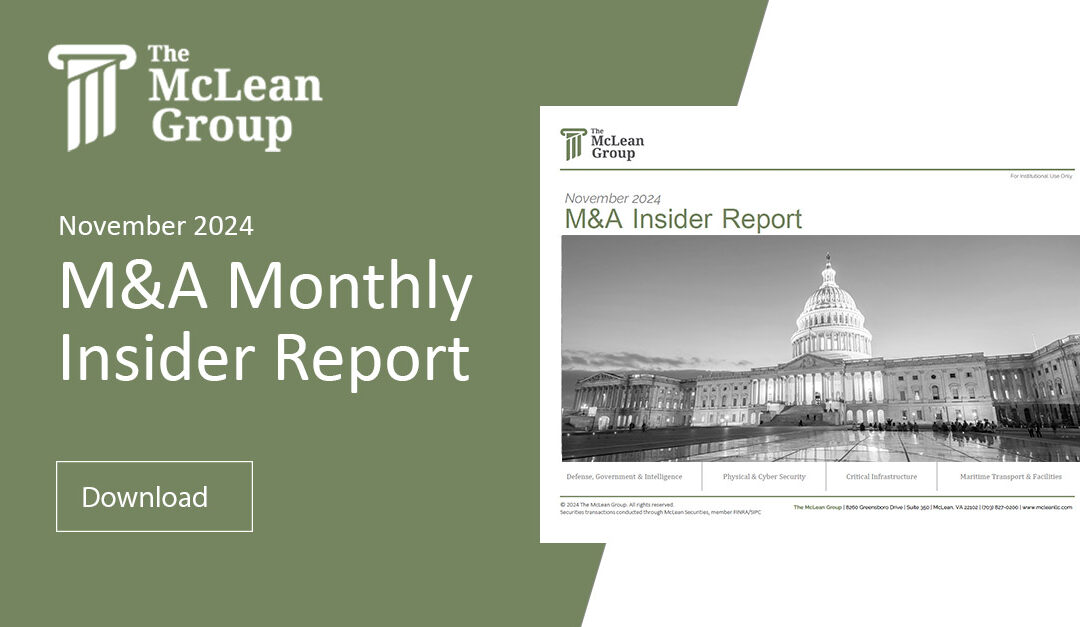 Monthly Middle Market M&A Insider Report (November 2024)