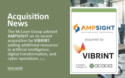 McLean advised AMPSIGHT on its acquisition by VIBRINT