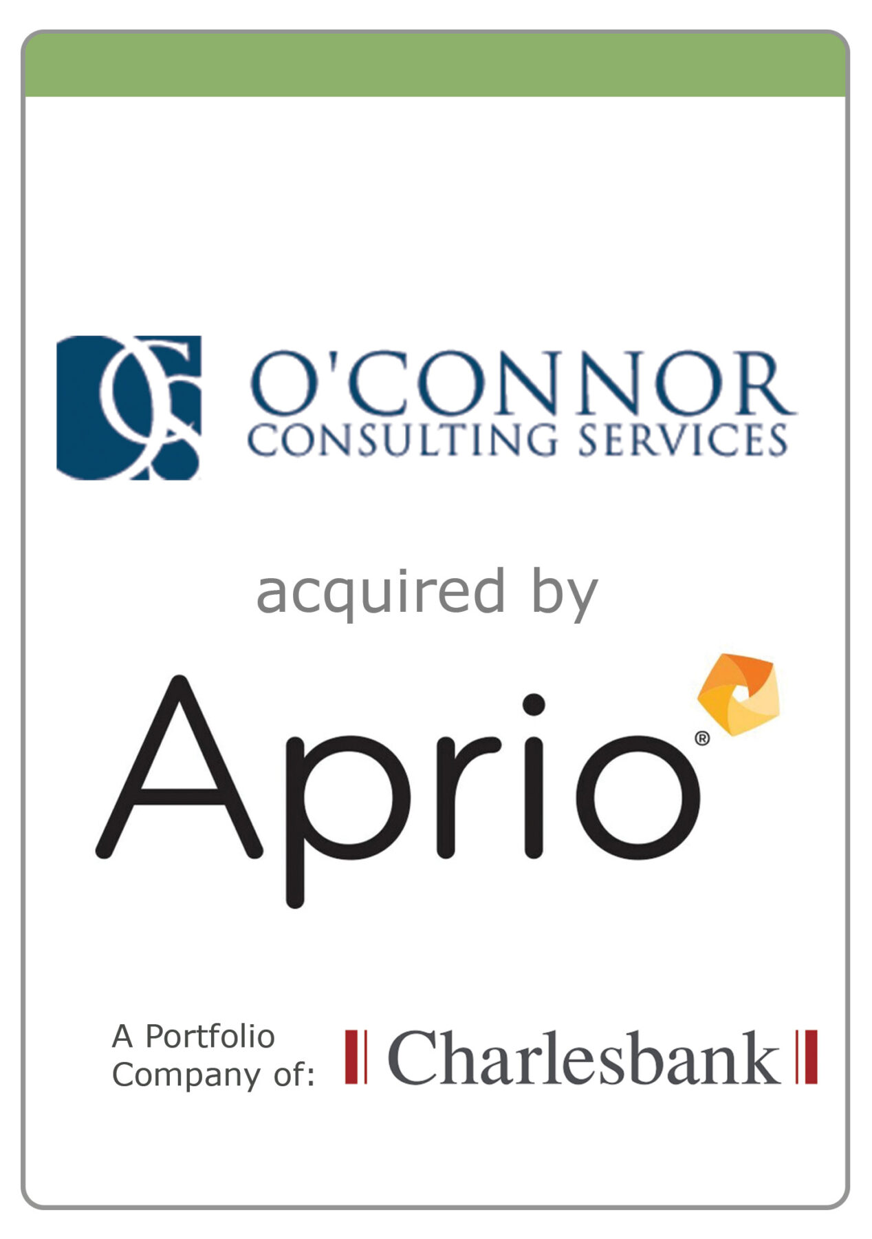 Mclean Group advises O'Connor Consulting Services on acquisition by Aprio