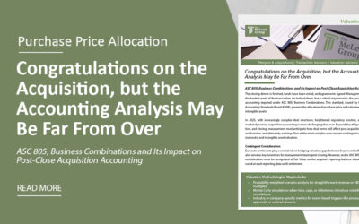Congratulations on the Acquisition, but the Accounting Analysis May Be Far From Over