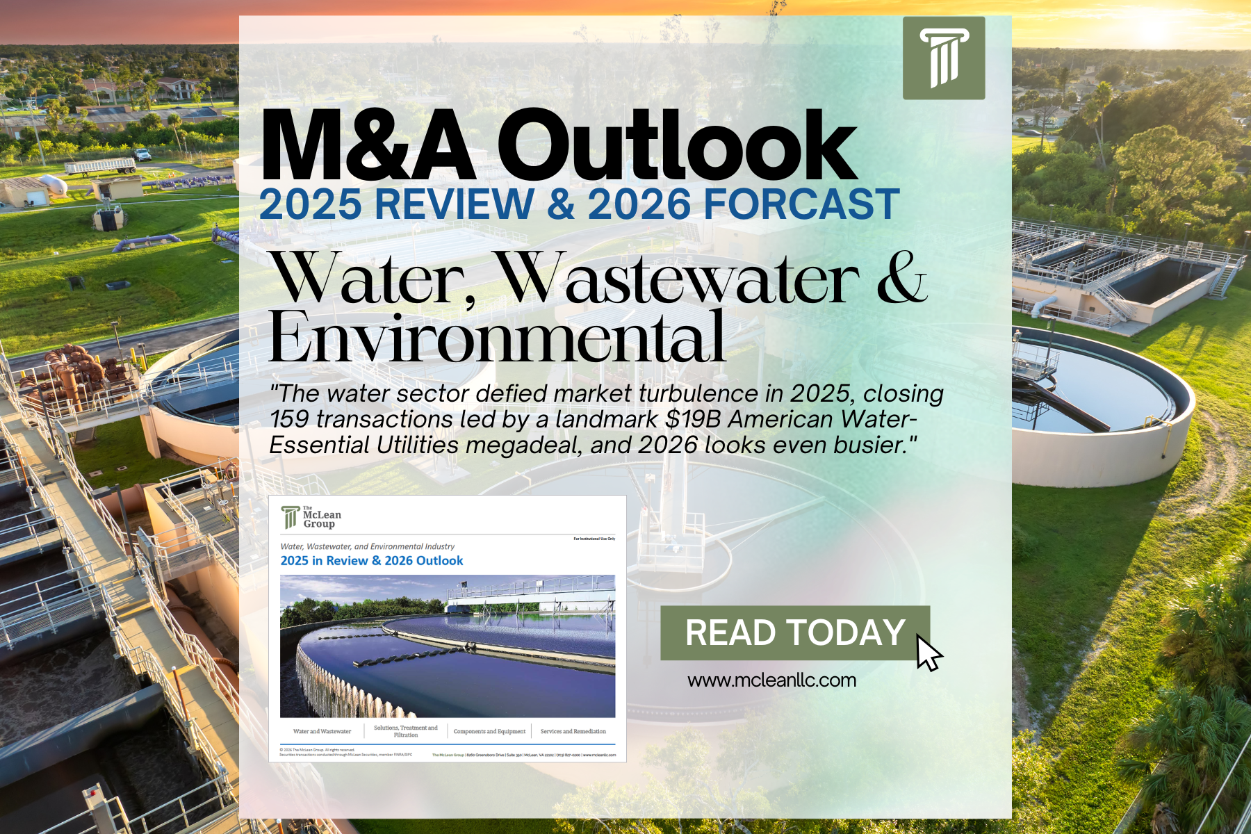 2025 Water, Wastewater & Environmental M&A Industry Review