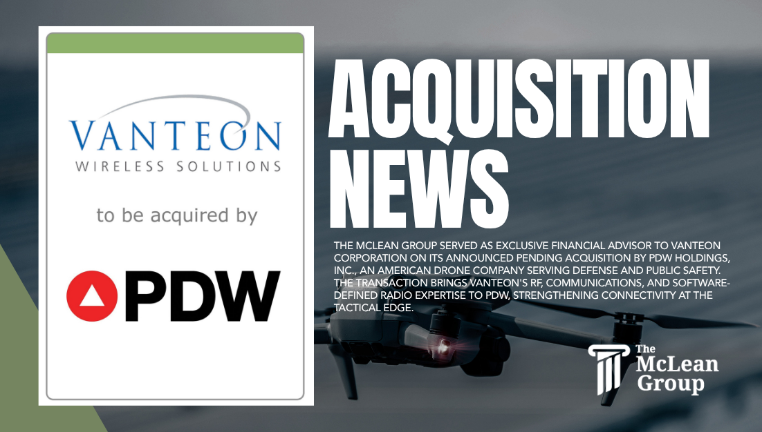 Vanteon Corporation acquired by PDW Holdings