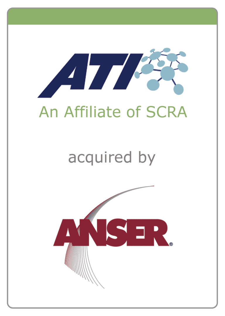 The McLean Group Advises ATI in its sale to ANSER from SCRA