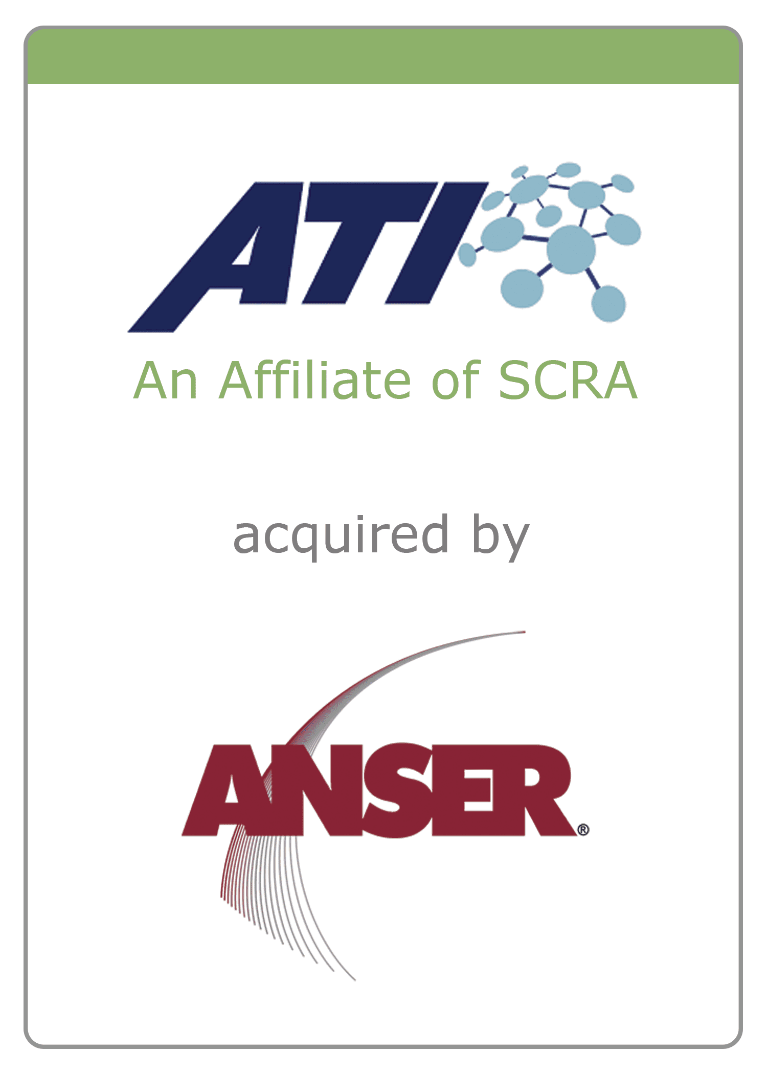 ATI sale to ANSER from SCRA
